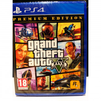 Grand Theft Auto V Premium Ed. PS4- NUOVO SIGILLATO 
