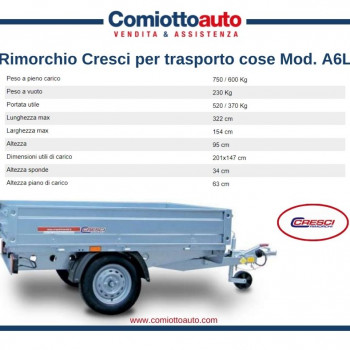 CRESCI RIMORCHI Rimorchio Cresci A6L