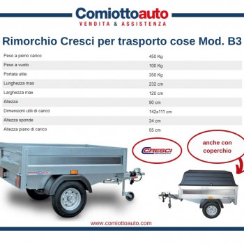 CRESCI RIMORCHI Rimorchio Cresci B3