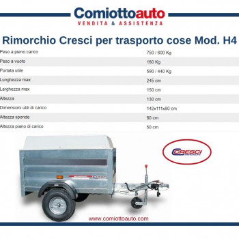 CRESCI RIMORCHI Rimorchio Cresci H4