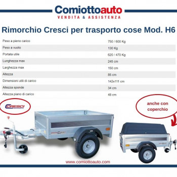 CRESCI RIMORCHI Rimorchio Cresci H6