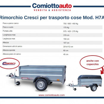 CRESCI RIMORCHI Rimorchio Cresci H7A