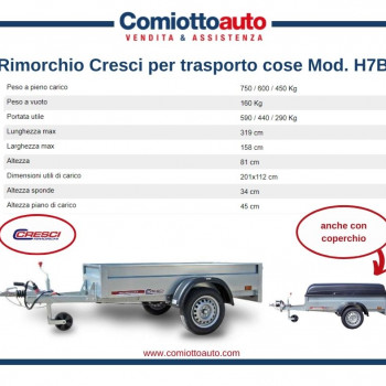 CRESCI RIMORCHI Rimorchio Cresci H7B