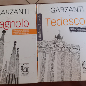 Vendo vocabolari tedesco e spagnolo