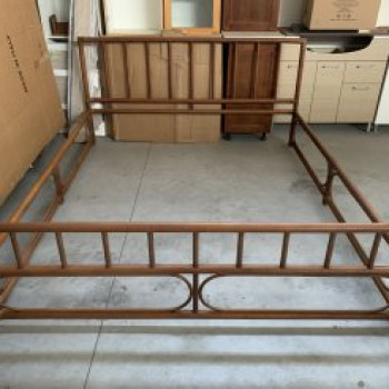 Letto matrimoniale in giunco