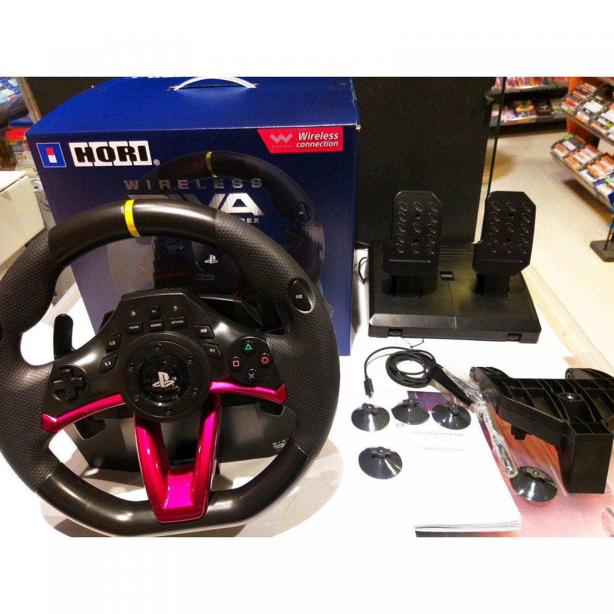 Hori Wireless Racing Wheel APEX Volante Sony PlayStation 4 / 3 - Nero-  USATO - Elettronica e Telefonia in vendita a Belluno